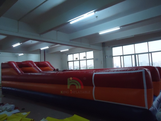 Outdoor Inflatable Bungee Run Game for Two People Challenge Race Dual Lanes Interactive Inflatable Games