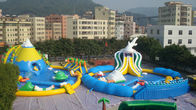 Açık Yaz Su Oyunları 30m Çapı için İnanılmaz Dev PVC Şişme Su Parkları