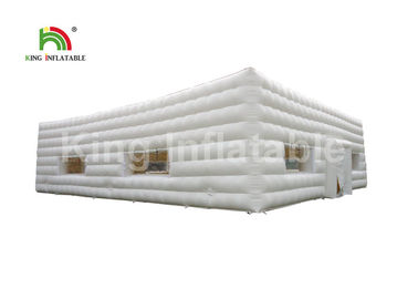Kiralama / Reklam Şişme Kabin İçin Beyaz Renk 11 X 6m Şişme Küp Çadır