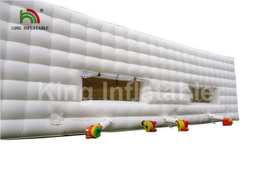 Kiralama / Reklam Şişme Kabin İçin Beyaz Renk 11 X 6m Şişme Küp Çadır