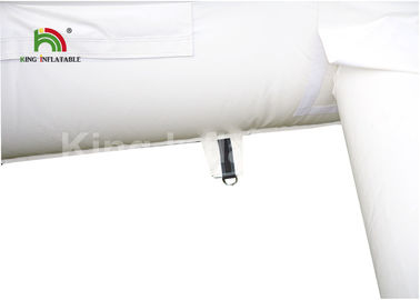 Kiralama / Reklam Şişme Kabin İçin Beyaz Renk 11 X 6m Şişme Küp Çadır
