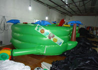 0.45mm PVC Tente Şişme Eğlence Parkı Kaplumbağa ve Slayt Tüneli Bahçesi