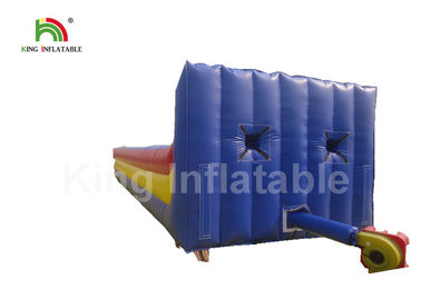 Dijital Baskı ile 0.55mm PVC 2 Şerit Şişme Bungee Run Yarışı Spor Oyunu