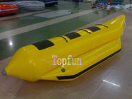 3 Kişi 0.9mm PVC Tente Su Şişme Sarı Muz Tekne Şişme / Sıcak Satış Şişme Muz Tekne