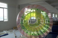 1.2 1.5 1.8m PVC / TPU Şeffaf Şişme Tampon Topu Şişme Vücut Kabarcık Topu