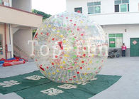 Center Shining Şişme Zorb Ball, Renkli Noktalar ile Şişme Çim Topu