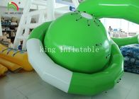 Yeşil / Beyaz UFO Şekli PVC Tente Şişme Yüzer Satürn Tırmanma Su Oyuncakları