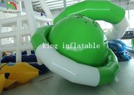Yeşil / Beyaz UFO Şekli PVC Tente Şişme Yüzer Satürn Tırmanma Su Oyuncakları
