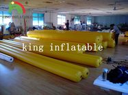 Isı Yalıtımlı Sarı Şişme Su Oyuncakları / PVC L 4.5m * D 0.3m Ağ Geçidi / İşaretleyici Şamandıralar