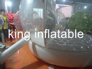 Hava geçirmez Base ile Özel Temizle PVC Kabarcık Balon Şişme Kar Küresi Çadır