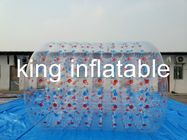 Su Parkı için 1.0mm PVC / TPU Şişme Silindirik Silindir Şeffaf Su Toy