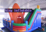 Çocuklar ve Yetişkinler İçin Slide PVC Renkli Şişme Eğlence Parkı