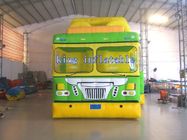 PVC Tente Şişme Su Kaydırağı Çift Dikişli Taze Güzel Otobüs Stili