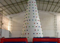 Büyük 0.55mmPVC Tente Şişme Spor Oyunları Şişme Tırmanma Duvarı