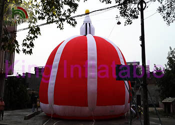Dış Kubbe Kırmızı Havaya Dayanıklı Olay Çadırı
