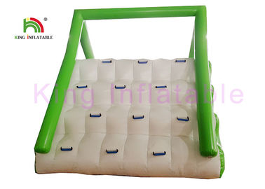 Yangına Dayanıklı 0.9mm PVC Tente Blow Up Su Oyuncak / Su Parkı için Aqua Islak Slayt