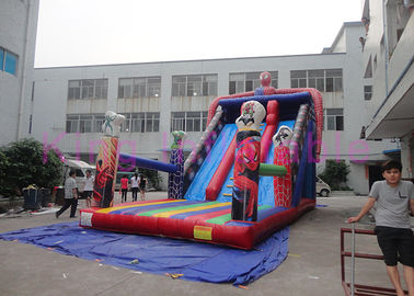 Açık Spider - Plato PVC By Jump Bouncer ile Man Tek Lane Şişme Kuru Slayt
