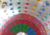 Renkli Blow Up Su Oyuncak / Rulo PVC / TPU 2.8m Uzun x 2.4m Çapı