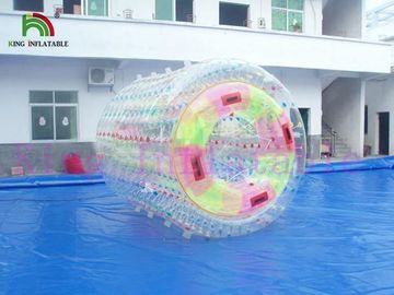 Özel 1.0mm PVC / TPU Blow Up Su Toy, Şeffaf Su Silindirik Silindiri