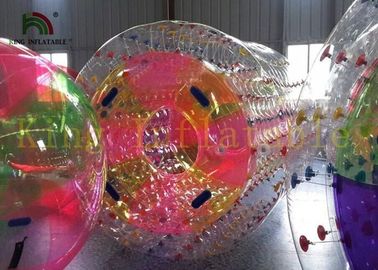 Özel 1.0mm PVC / TPU Blow Up Su Toy, Şeffaf Su Silindirik Silindiri