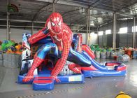 Dayanıklı PVC ile Slayt ile Çocuk Bahçesi Spider Bouncy Jumping Castle