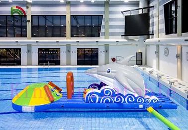Çocuklar İçin Multiplay Renkli PVC Su Parkı, Engelli / Slaytlı Şişme Oyuncak