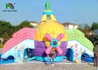 Denizaltı Şişme Su Kaydırağı, Çocuklar İçin Renkli Dijital Baskı