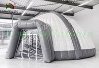 Suya Dayanıklı PVC Tente ile Beyaz Gri Dome Örümcek Şişme Etkinlik Çadırı