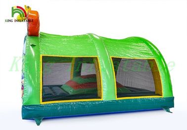Renkli Vahşi Hayvan Şişme Bouncy Çadır Küçük Tepeli Çocuk PVC Bouncer