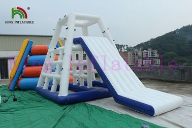 Yetişkinler / Şişme Su Ekipmanları İçin 0.9mm PVC Tente Şişme Su Toy Slide