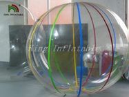 Mavi Strings ile Su Şişme Ball 1.0mm PVC Şeffaf Yürüyüş