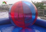 Şeffaf Su Ball On 1mm PVC Şerit Renk Şişme Yürüyüşü