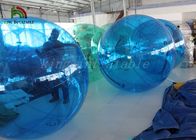 CE Onaylı Hava Pompası ile Mavi 1.0 mm PVC Veya TPU Su yürüme topu / Su Topu