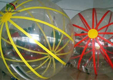 Sıcak Hava Kaynak Makinesi ile Renkli Strings Dayanıklı PVC / PTU Şişme Yürüyüş Su Topu