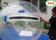 2m Dia PVC Şişme Su Topu / Özelleştirilmiş Japonya Fermuar Temiz Su Yürüme Topu