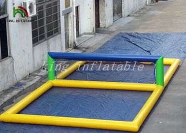 Özel Boyutlu Dayanıklı Hava Geçirmez Şişme Plaj Voleybolu Sahası Boyutu 12m (L) * 6m (W) Oynayan Çocuklar İçin Yetişkinler
