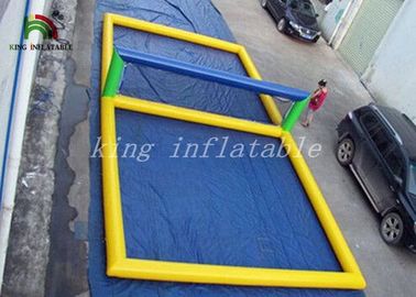 Özel Boyutlu Dayanıklı Hava Geçirmez Şişme Plaj Voleybolu Sahası Boyutu 12m (L) * 6m (W) Oynayan Çocuklar İçin Yetişkinler