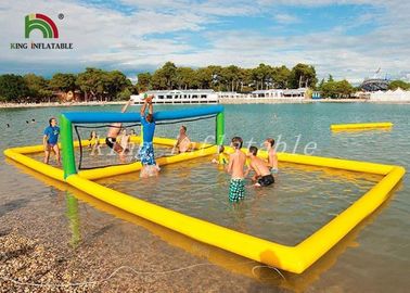 Özel Boyutlu Dayanıklı Hava Geçirmez Şişme Plaj Voleybolu Sahası Boyutu 12m (L) * 6m (W) Oynayan Çocuklar İçin Yetişkinler