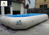 Mavi Plato Malzeme Taşınabilir Şişme Yüzme Havuzları CE EN14960 SGS