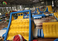 Dev Şişme Yüzen Su Parkı Yaz Açık su parkı Spor Oyunları Boyut 30 * 25 m