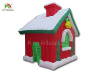 5 * 4 * 4 m Şişme Reklam Ürünleri Festivali Dekorasyon Noel Kırmızı Evi Çadır