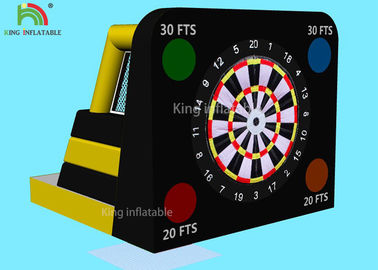 4 * 4 m PVC Branda Futbol Dart Şişme Spor Oyunları Yapışkan Duvar Birleştirin Twister Yatak Aile Oyna