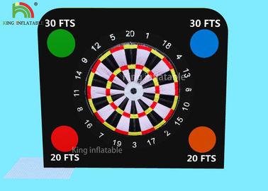 4 * 4 m PVC Branda Futbol Dart Şişme Spor Oyunları Yapışkan Duvar Birleştirin Twister Yatak Aile Oyna