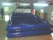 0.9mm PVC Tente Yüzme Havuzu / Şişme Yüzme Havuzları Çift Tüp 1.3m Yükseklik