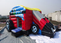 Çocuklar PVC Tente Araba Şekli Şişme Atlama Kale Araba Evi