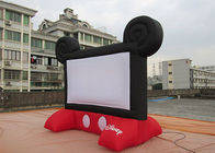 0.45 mm PVC Commercial Rental Outdoor Inflatable Film Screen For Family Enjoyment