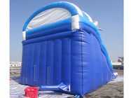 Özelleştirilmiş Dayanıklı Dış Mekan PVC Şişme Su Kaydırağı 0.55 mm PVC Tente
