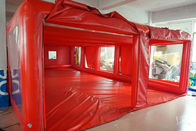 Tüp Yapısı Kırmızı Tente Şişme Vitrin Araba Örtüsü