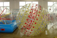 Açık hava sporları için 3m çap Özel şişme şeffaf PVC Zorb Ball