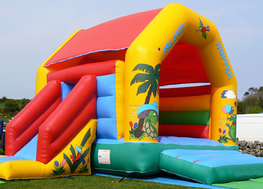 Doğum Günü Partisi için Renkli Bouncy Castle House 22ft X 19ft